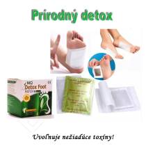 Prírodná detoxikačná náplasť na chodidlá DETOX FOOT PATCH - 1pár